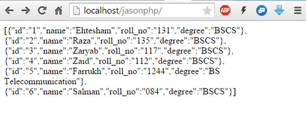 Output in JSON format
